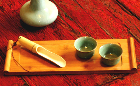 Nature Set: 2 Cups + Bamboo Teaspoon.