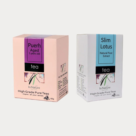 2 Slim Lotus + 1 Puerh Teas for £15!